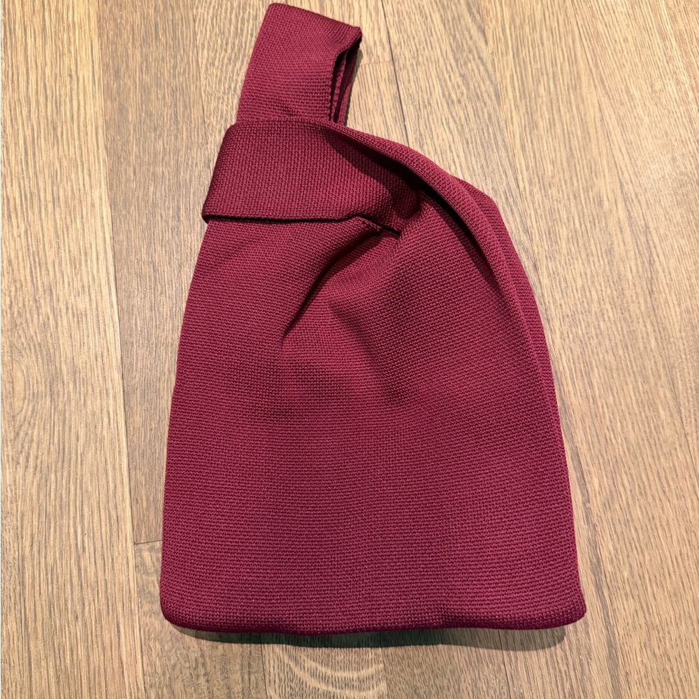 Haani Maroon Knotted Tote